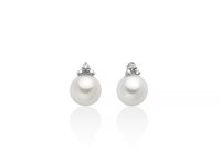Earrings Miluna Woman in White Gold Perla PER2919